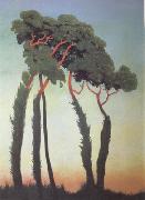 Felix  Vallotton Landscape with Trees (nn03) oil painting artist